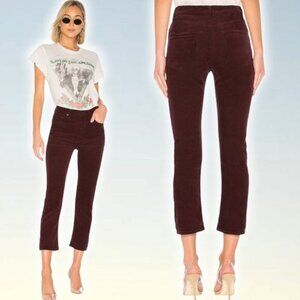 AGOLDE Riley Corduroy Pant Sz 24 Currant